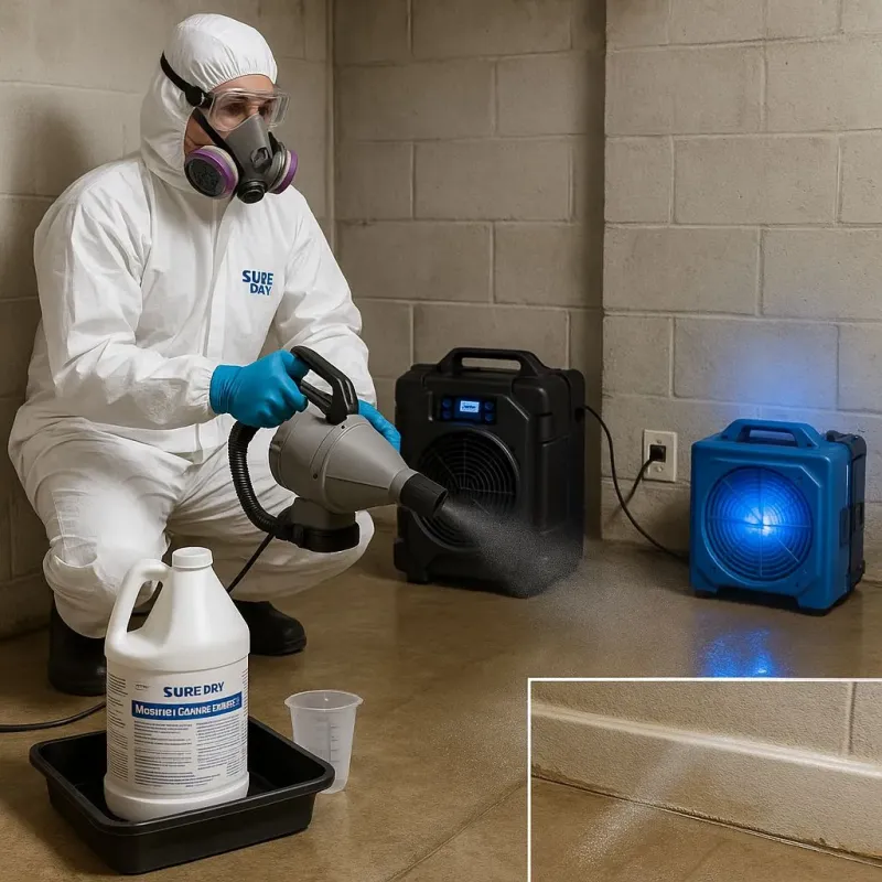 Sanitization and Odor Removal process in Commack, NY