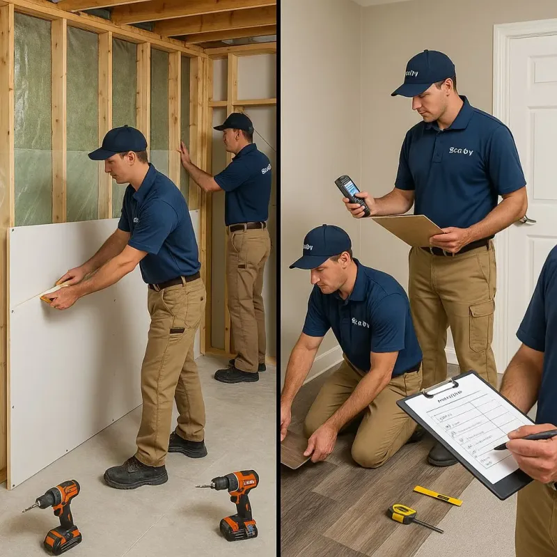 Repairs and Reconstruction process in Commack, NY